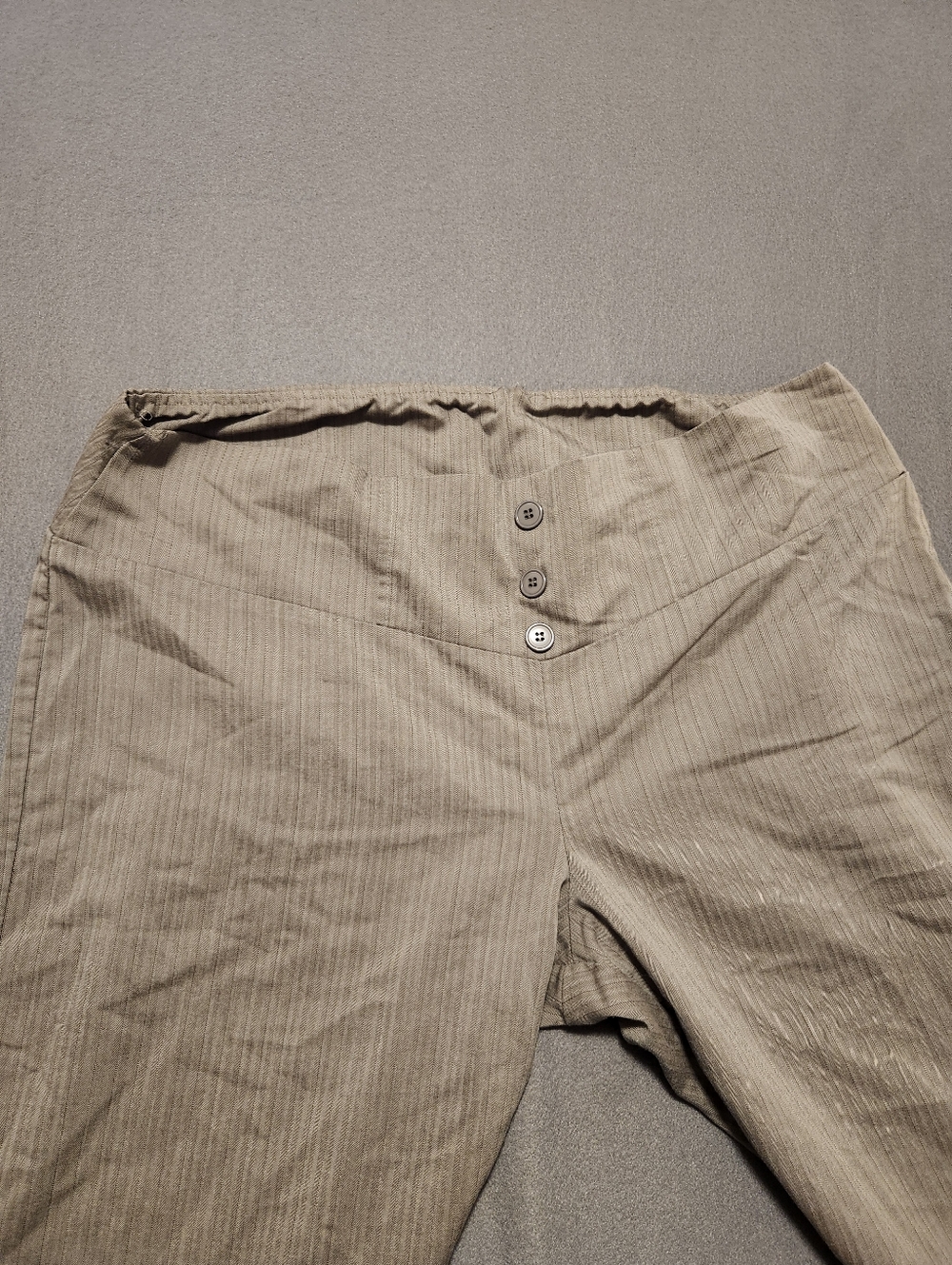 Dots Dress Pants Women Size 20 Grey Wide Leg Plus Size - Picture 5 of 9